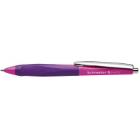 Automatic ballpoint pen, SCHENIDER Haptify, M, pink/purple