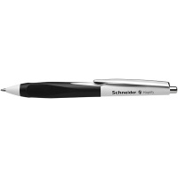 Długopis automatyczny SCHNEIDER Haptify, M, biały/czarny, Długopisy, Artykuły do pisania i korygowania