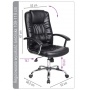 Fotel biurowy OFFICE PRODUCTS Cyprus, czarny, Krzesła i fotele, Wyposażenie biura