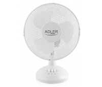 Fan, ADLER AD 7302, standing, diameter 23cm, 35W, white