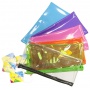 pencil bag, GIMBOO, PVC, 280 micr. assorted colours