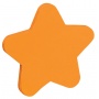 Self-adhesive memo pad, DONAU, 1x50 sheets, star - shaped, orange