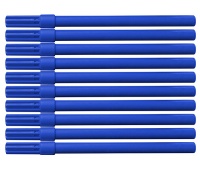 Flamaster biurowy OFFICE PRODUCTS, 10szt., niebieski, Flamastry, Artykuły do pisania i korygowania
