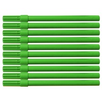 Flamaster biurowy OFFICE PRODUCTS, 10szt., zielony, Flamastry, Artykuły do pisania i korygowania