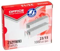 Zszywki OFFICE PRODUCTS, 23/15, 1000szt., Zszywki, Drobne akcesoria biurowe