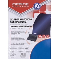 Binding covers, OFFICE PRODUCTS, cardboard, A4, 250 gsm, 100 pcs, glossy, blue, Lamination and binding accessories, Presentation