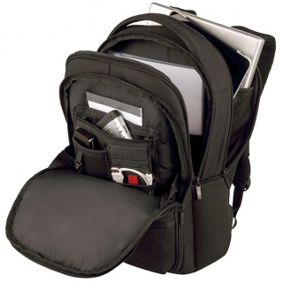 Plecak WENGER Fuse, 15,6", 320x430x210mm, czarny, Torby, teczki i plecaki, Akcesoria komputerowe