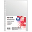 Punched pockets, , PP, A4, crystal, 30 micr, 100 pcs, a OFFICE PRODUCTS 21142115-90
