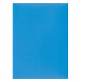 Teczka z gumką OFFICE PRODUCTS, karton, A4, 300gsm, 3-skrz., jasnoniebieska, Teczki płaskie, Archiwizacja dokumentów