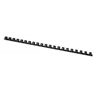 Grzbiety do bindowania OFFICE PRODUCTS, A4, 10mm (65 kartek), 100 szt., czarne, Akcesoria do laminacji i bindowania, Prezentacja