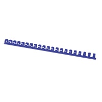 Binding combs OFFICE PRODUCTS, A4, 14mm (115 sheets), 100 pcs., blue