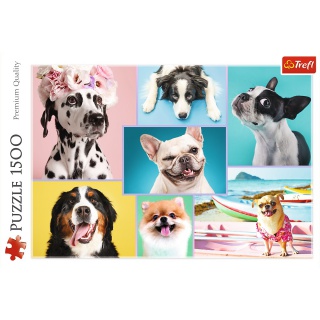 Puzzle 1500 - Słodkie pieski, Podkategoria, Kategoria