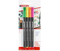 Pen colour fine e-1200 EDDING, 1mm, blister, set 4, color mix