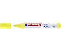 Marker tekstylny e-4500 EDDING, 2-3 mm, żółty neonowy, Markery, Artykuły do pisania i korygowania