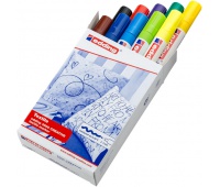 Marker tekstylny e-4500 EDDING, 2-3 mm, 10 szt., mix kolorów, Markery, Artykuły do pisania i korygowania