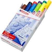 Marker tekstylny e-4500 EDDING, 2-3 mm, 10 szt., mix kolorów, Markery, Artykuły do pisania i korygowania