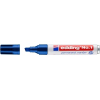 Marker permanentny no.1 EDDING, 1-5mm, niebieski, Markery, Artykuły do pisania i korygowania