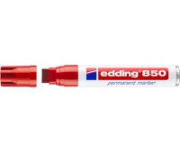 Marker permanentny e-850 EDDING, 5-15 mm, czerwony, Markery, Artykuły do pisania i korygowania