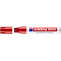 Marker permanent e-850 EDDING, 5-15mm, red