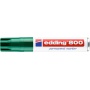 Marker permanentny e-800 EDDING, 4-12 mm, zielony, Markery, Artykuły do pisania i korygowania
