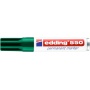 Marker permanent e-550 EDDING, 3-4mm, green
