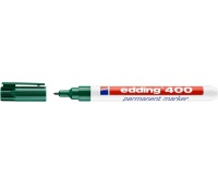 Marker permanentny e-400 EDDING, 1 mm, zielony, Markery, Artykuły do pisania i korygowania
