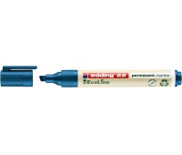 Marker permanentny e-22 EDDING ecoLine, 1-5 mm, niebieski, Markery, Artykuły do pisania i korygowania