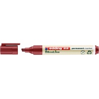 Marker permanentny e-22 EDDING ecoLine, 1-5 mm, czerwony, Markery, Artykuły do pisania i korygowania