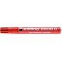 Marker permanentny e-2000c EDDING, 1,5-3 mm, czerwony, Markery, Artykuły do pisania i korygowania