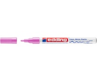 Marker olejowy połyskujący e-751 EDDING, 1-2 mm, różowy, Markery, Artykuły do pisania i korygowania