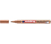 Marker olejowy połyskujący e-751 EDDING, 1-2 mm, miedziany, Markery, Artykuły do pisania i korygowania