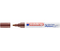 Marker olejowy połyskujący e-750 EDDING, 2-4 mm, brązowy, Markery, Artykuły do pisania i korygowania