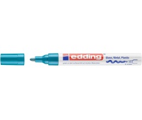 Marker olejowy połyskujący e-750 EDDING, 2-4 mm, błękitny, Markery, Artykuły do pisania i korygowania