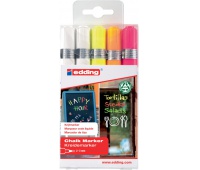 Marker chalk e-4095 EDDING, 2-3mm, set 5, color mix