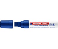 Marker kredowy e-4090 EDDING, 4-15 mm, niebieski, Markery, Artykuły do pisania i korygowania
