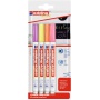 Marker kredowy e-4085 EDDING, 1-2 mm, blister, 4 szt., mix kolorów, Markery, Artykuły do pisania i korygowania