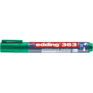 Marker do tablic e-363 EDDING, 1-5 mm, zielony, Markery, Artykuły do pisania i korygowania