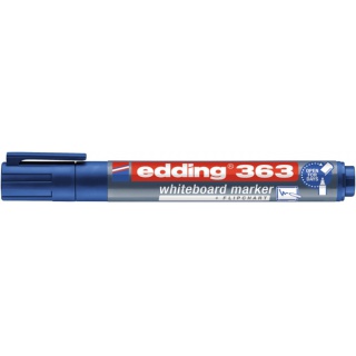 Marker do tablic e-363 EDDING, 1-5 mm, niebieski, Markery, Artykuły do pisania i korygowania