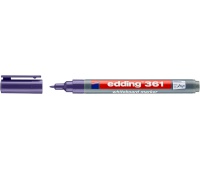 Marker do tablic e-361 EDDING, 1 mm, fioletowy, Markery, Artykuły do pisania i korygowania