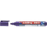 Marker do tablic e-360 EDDING, 1,5-3 mm, fioletowy, Markery, Artykuły do pisania i korygowania