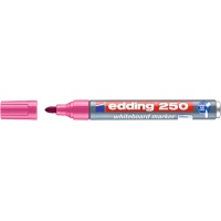 Marker do tablic suchościeralnych e-250 EDDING, 1,5-3 mm, różowy, Markery, Artykuły do pisania i korygowania