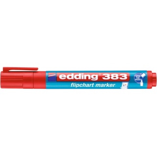 Marker do flipchartów e-383 EDDING, 1-5 mm, czerwony, Markery, Artykuły do pisania i korygowania