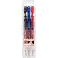 Długopis żelowy e-2185 EDDING, 0,7 mm, 3 szt., mix kolorów, Żelopisy, Artykuły do pisania i korygowania