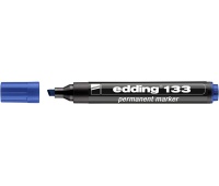 Marker permanent e-133 EDDING, 1-5mm, blue