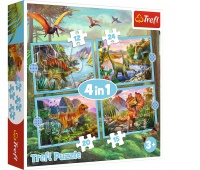 Puzzle 4w1 (12,15,20,24) - Wyjatkowe dinozaury!, Podkategoria, Kategoria