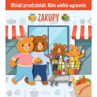 Misiaki-przedszkolaki. Zakupy Książeczka, Podkategoria, Kategoria