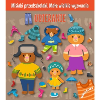 Misiaki-przedszkolaki. Ubranie Książeczka, Podkategoria, Kategoria