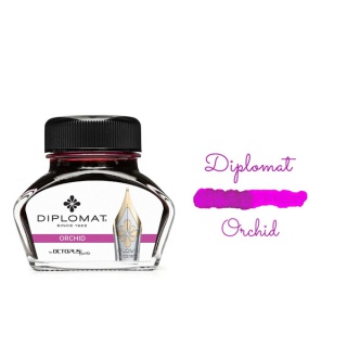 Atrament do piór wiecznych DIPLOMAT, w kałamarzu, 30 ml, orchid pink, Pióra, Artykuły do pisania i korygowania