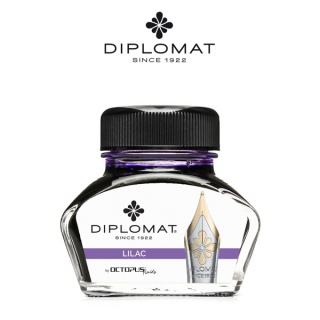 Atrament do piór wiecznych DIPLOMAT, w kałamarzu, 30 ml, liliowy, Pióra, Artykuły do pisania i korygowania