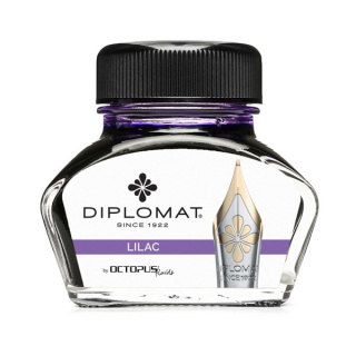 Atrament do piór wiecznych DIPLOMAT, w kałamarzu, 30 ml, liliowy, Pióra, Artykuły do pisania i korygowania